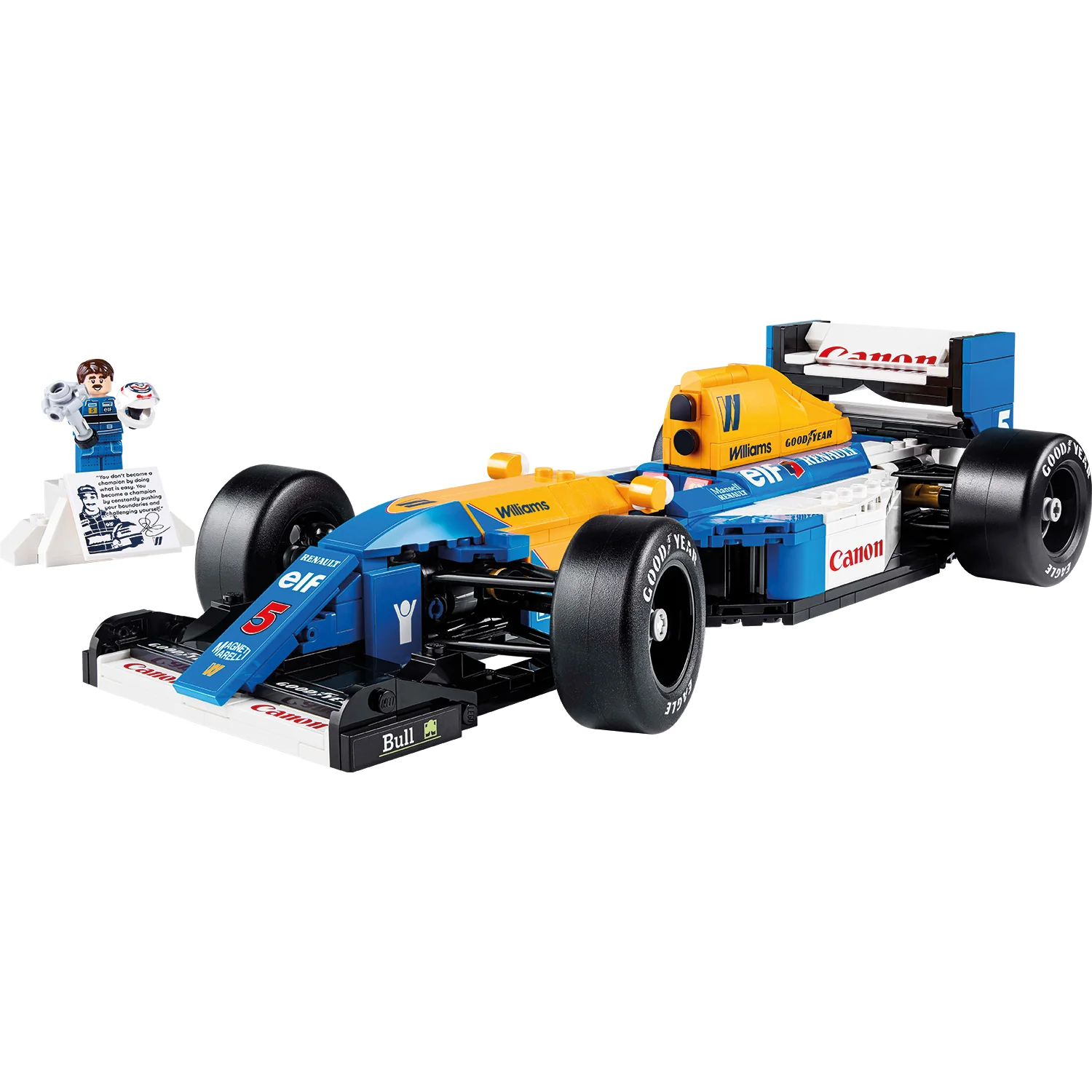 LEGO® ICONS™ Williams Racing FW14B & Nigel Mansell