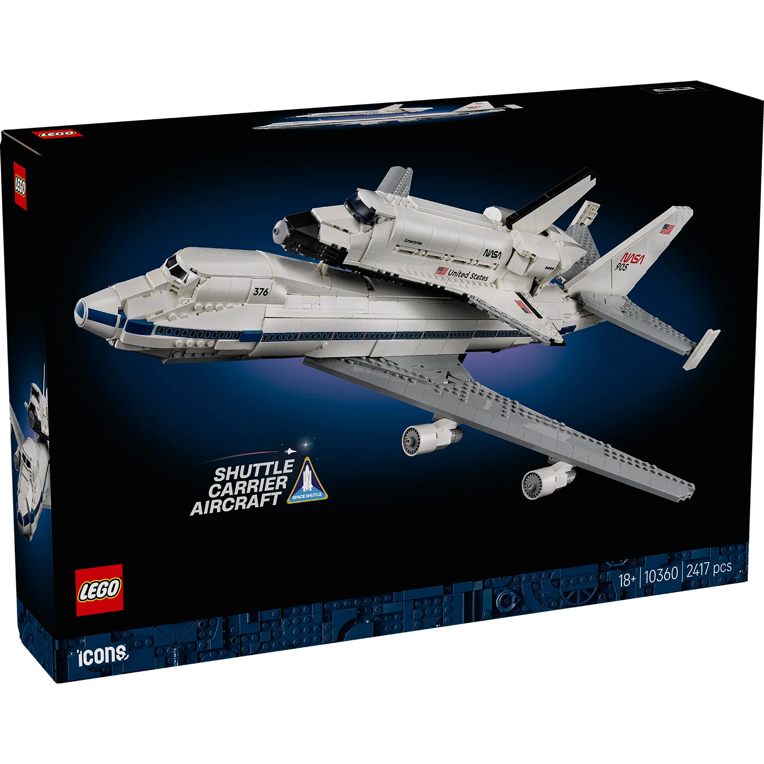 LEGO® ICONS™ Shuttle Carrier Aircraft