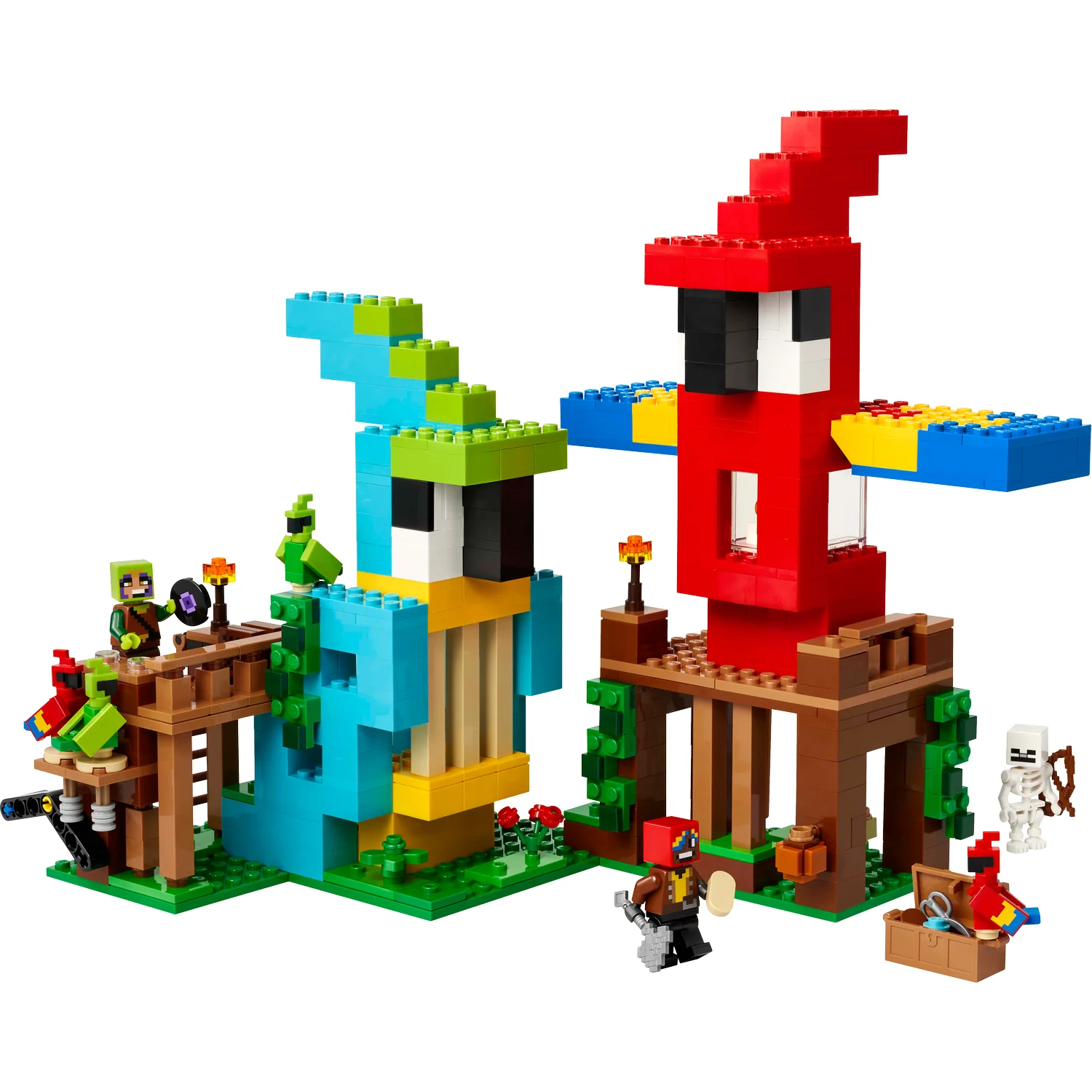 LEGO® Minecraft® The Parrot Houses