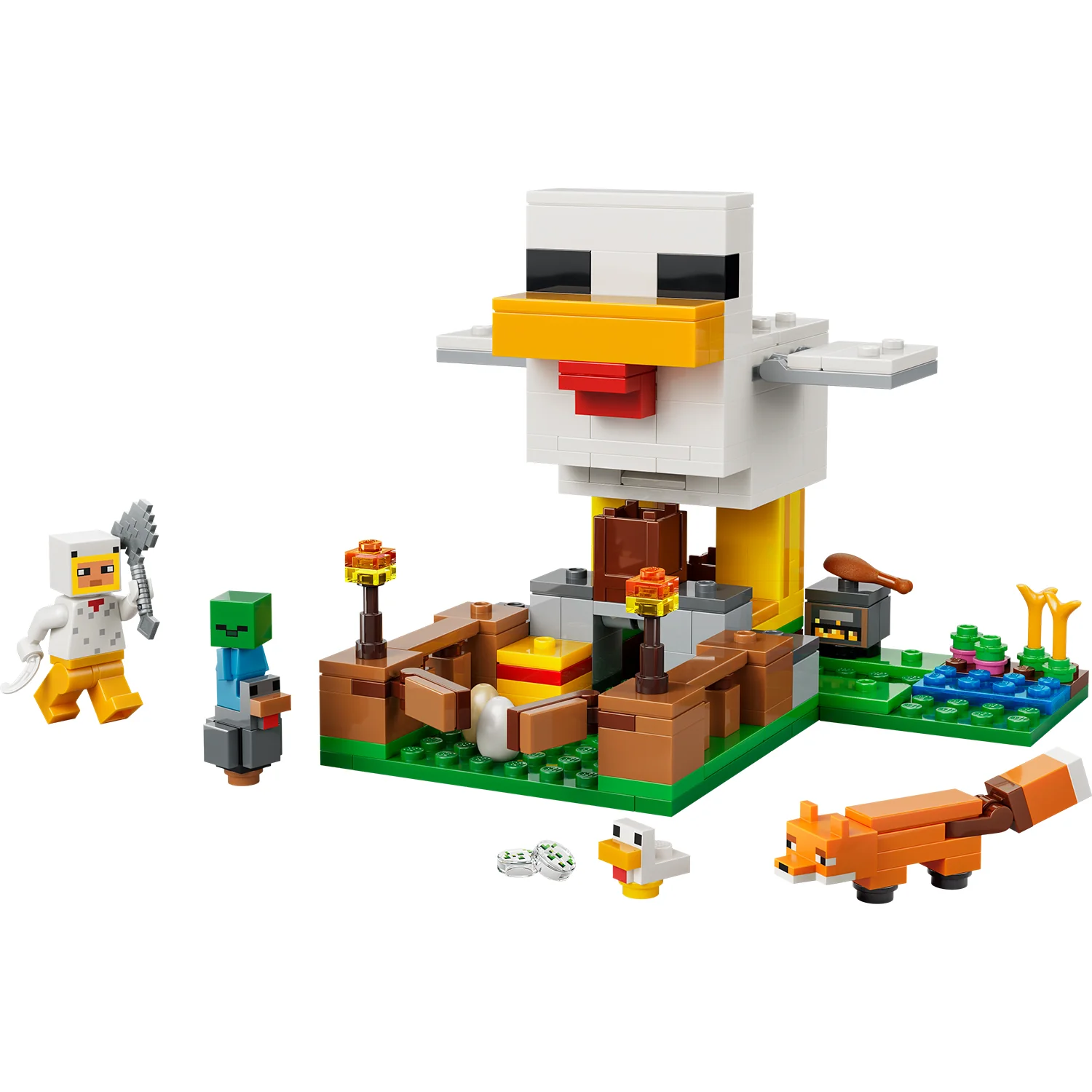 LEGO® Minecraft® Chicken Farm