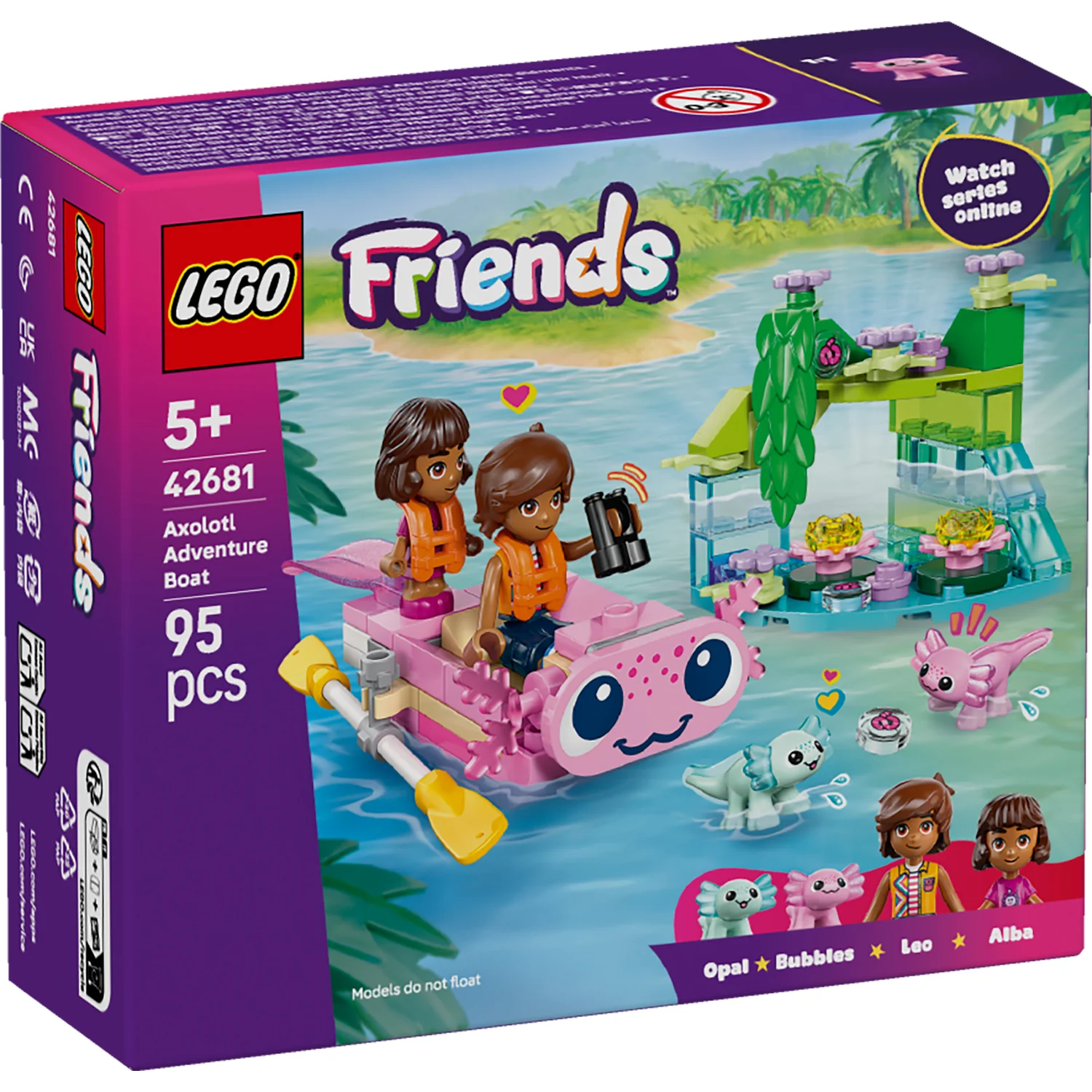 LEGO® Friends Axolotl Adventure Boat