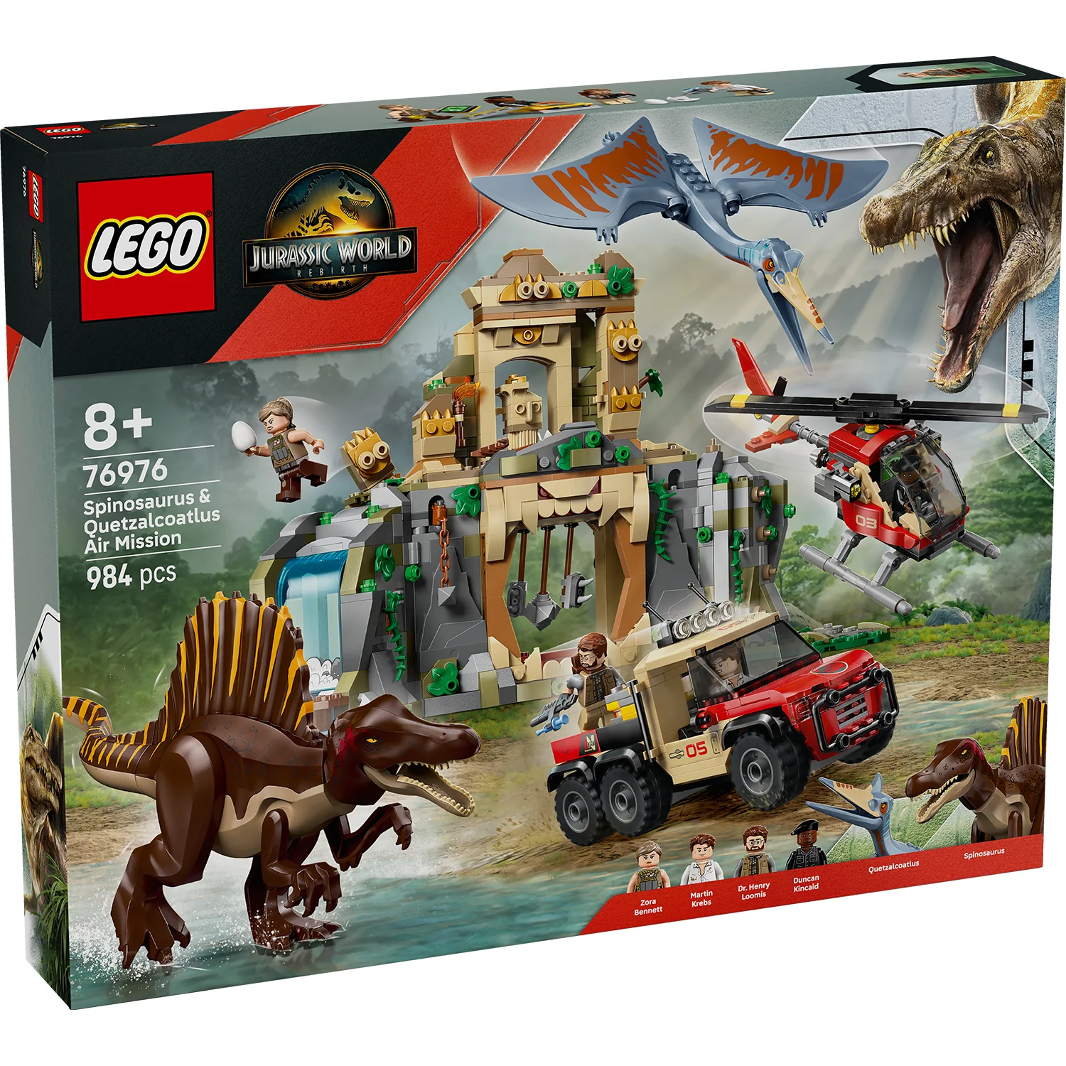 LEGO® Jurassic World Spinosaurus & Quetzalcoatlus Air Mission