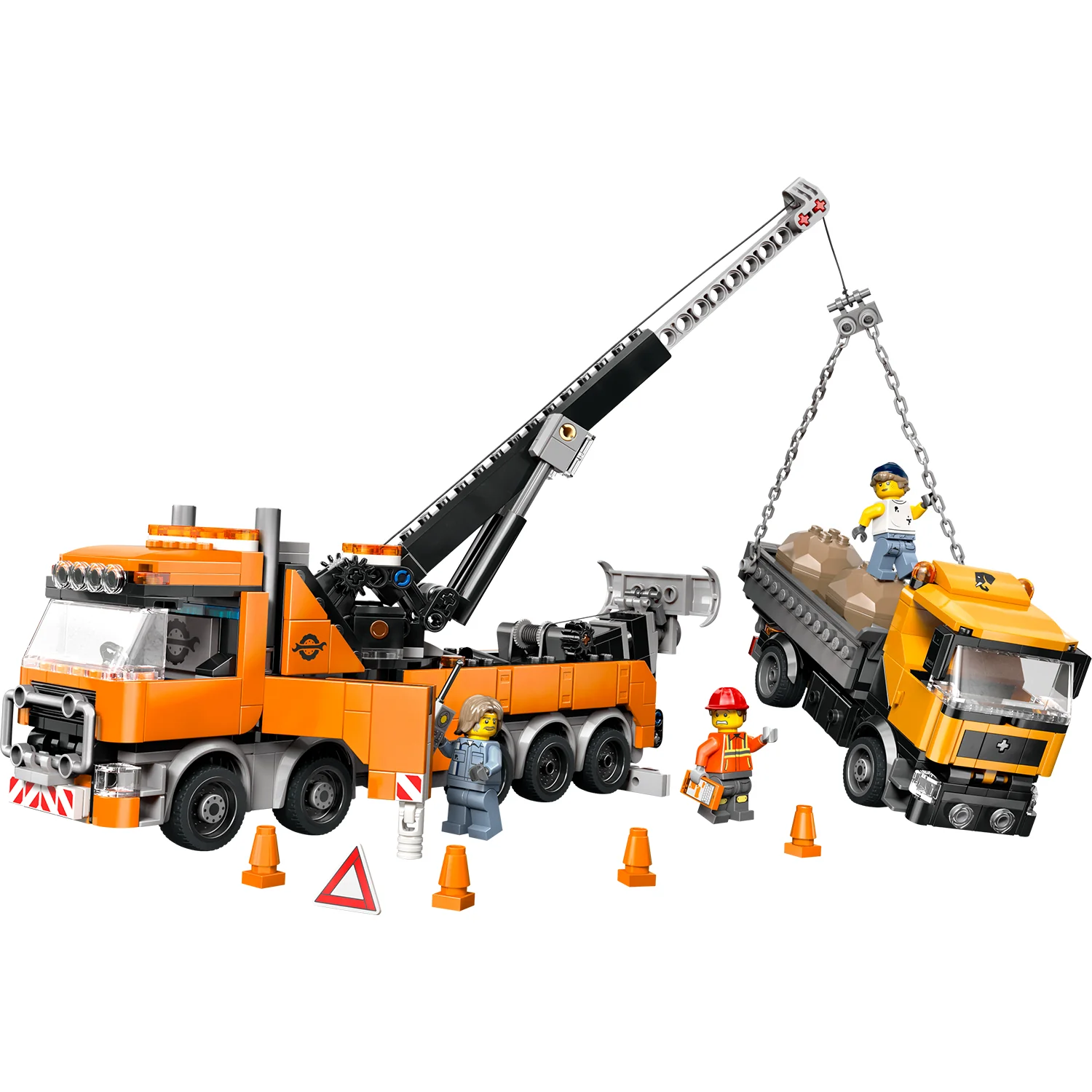 LEGO® City Heavy-Duty Recovery Tow Truck with Crane