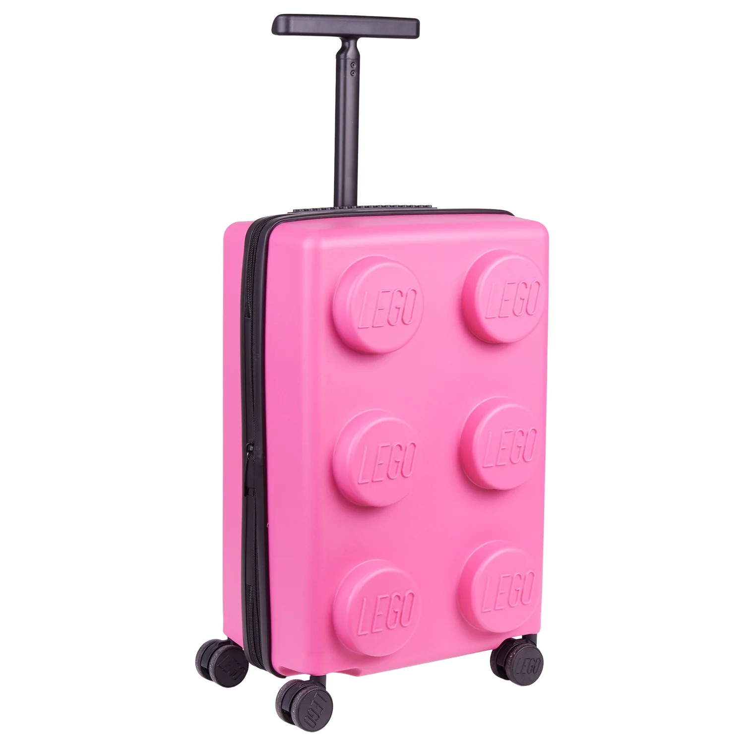 LEGO Signature Brick 2x3 Trolley Expandable Luggage - Bright Purple