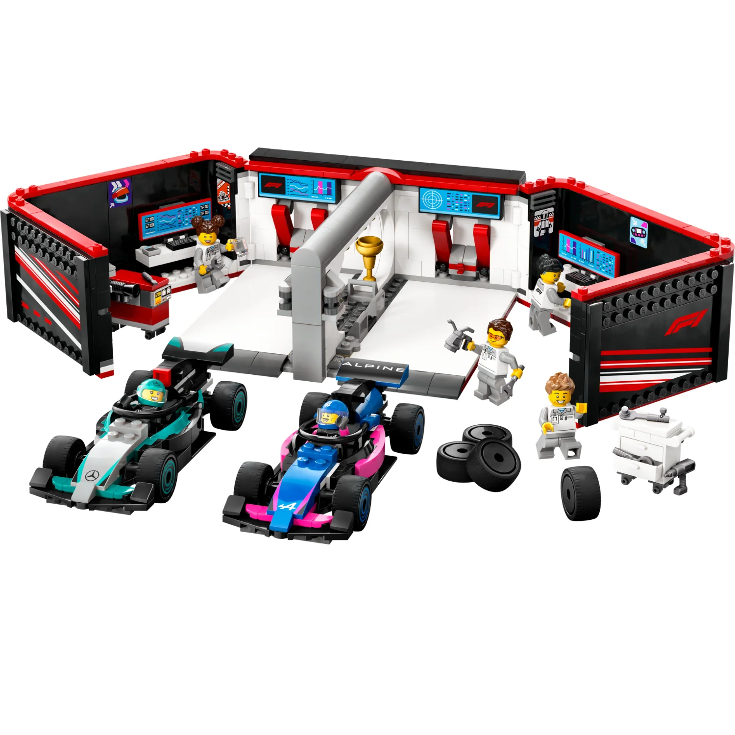 LEGO® City F1® Garage & Mercedes-AMG & Alpine Cars
