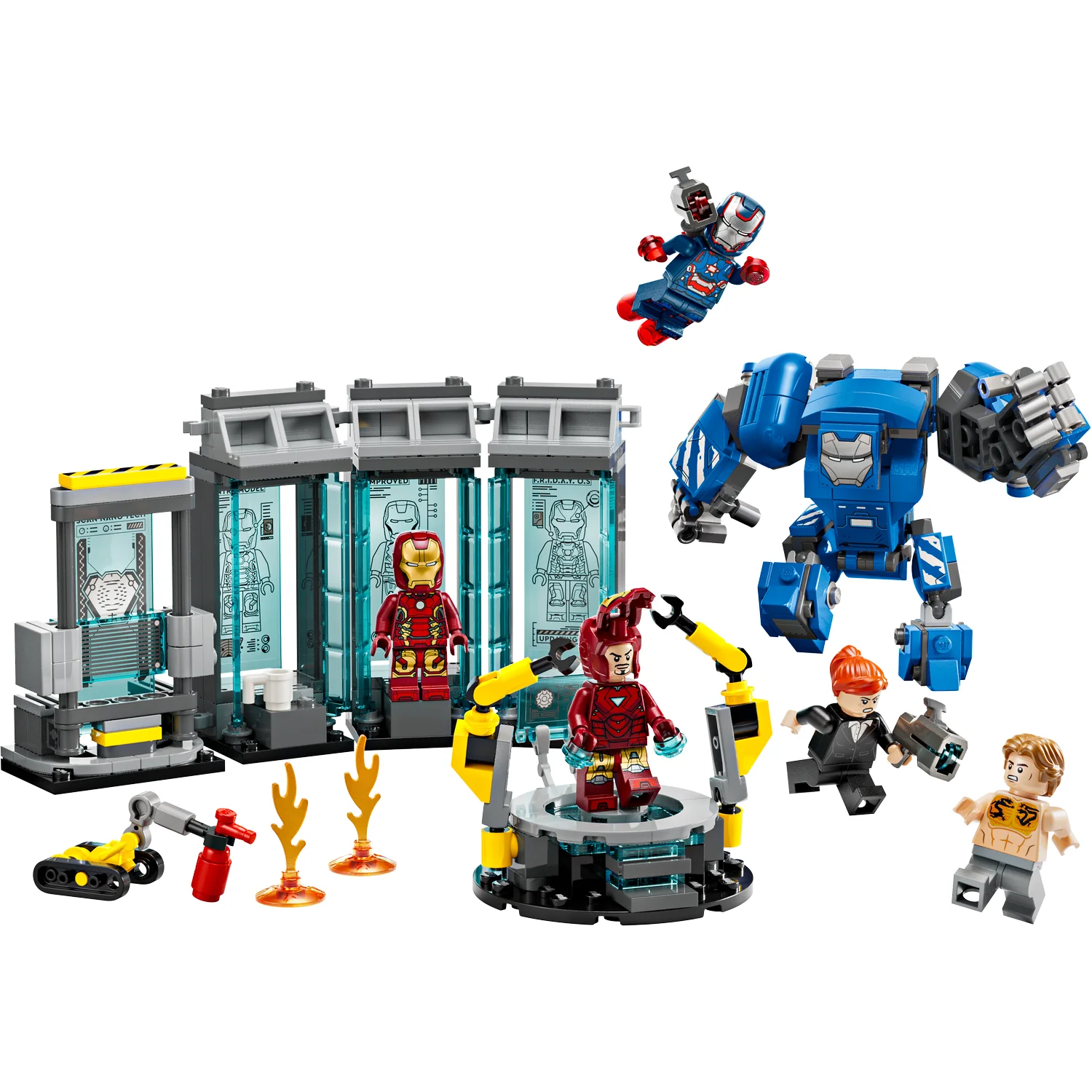 LEGO® Marvel Iron Mans Laboratory: Hall of Armor