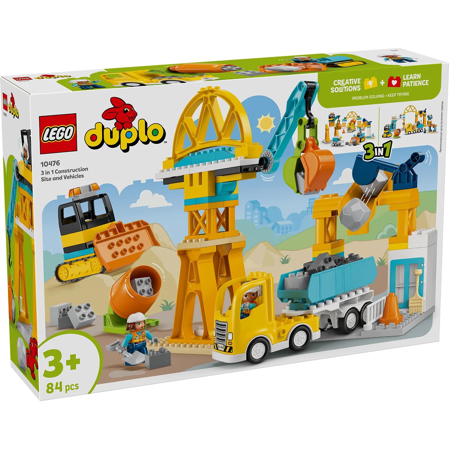 LEGO® DUPLO® Town 3-in-1 Construction Site and Vehicles
